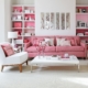 Warm roze voor in de woonkamer, altijd perfect te combineren met wit